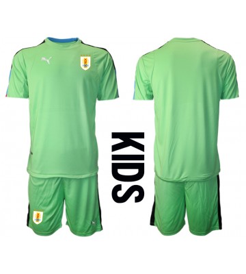 Maillot de foot Uruguay Gardien de but Domicile enfant Monde 2022 Manches Courte (+ pantalon court)